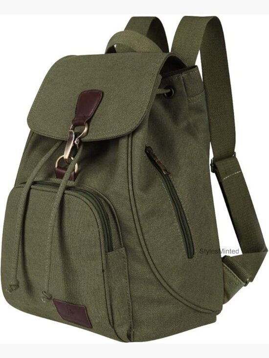 Canvas Fashion Backpack Casual Outdoor Daypack Multipurpose Travel Rucksack main image 4